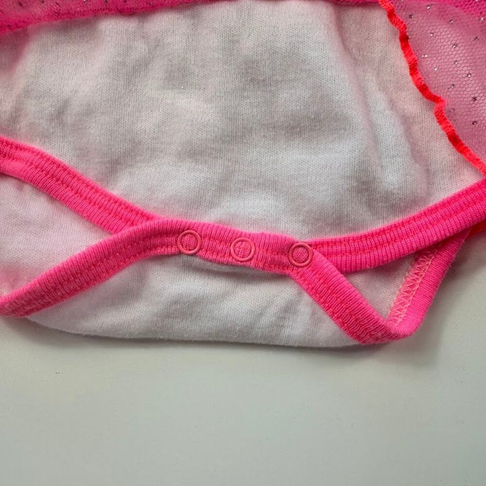 Baby Girls Pink Tutu Love Onesie Bodysuit 6-9 Months - Picture 6 of 10